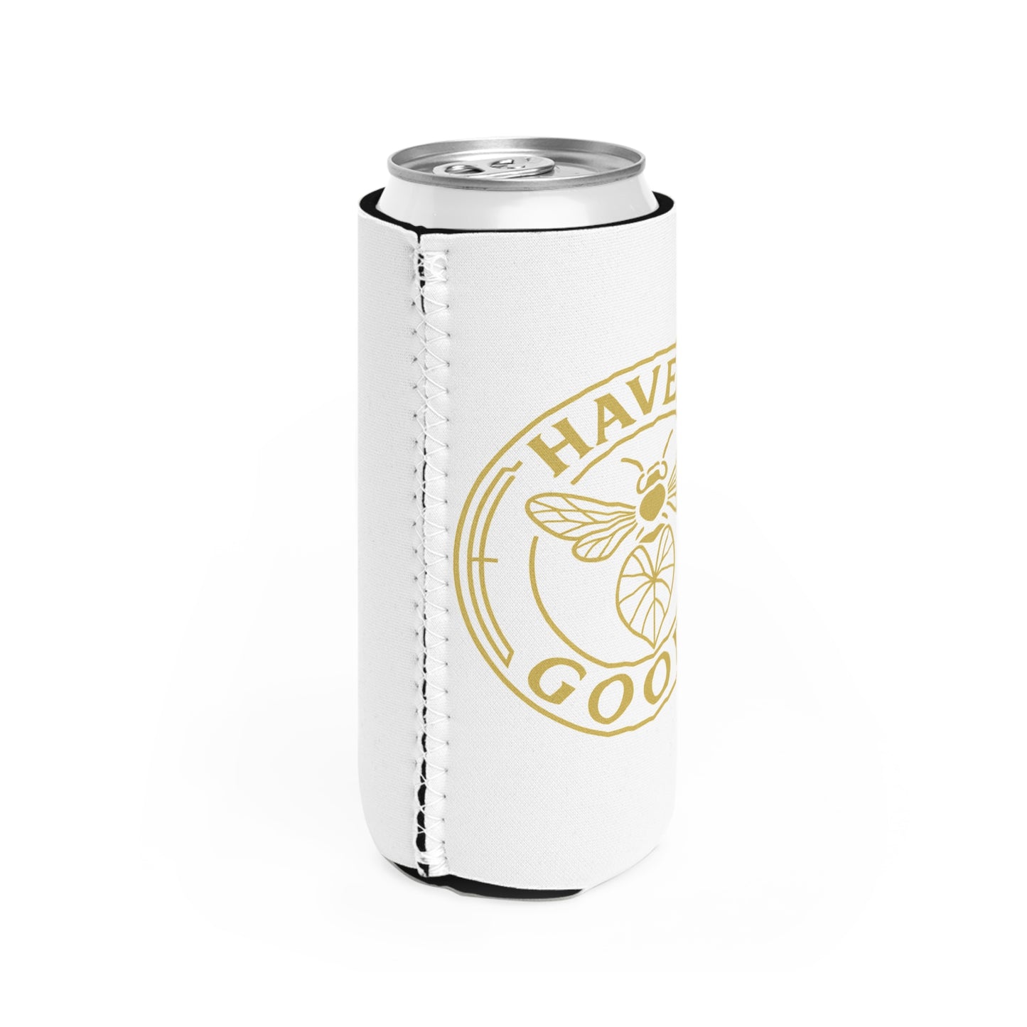 Haven Goods Logo Slim Can Cooler