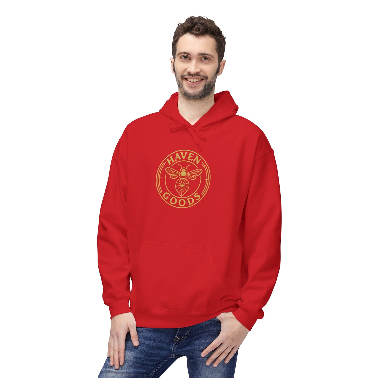 Haven Goods Logo Unisex Midweight Hoodie