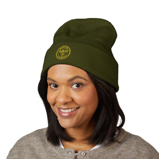 Haven Goods Logo Cuffed Beanie (Embroidery)