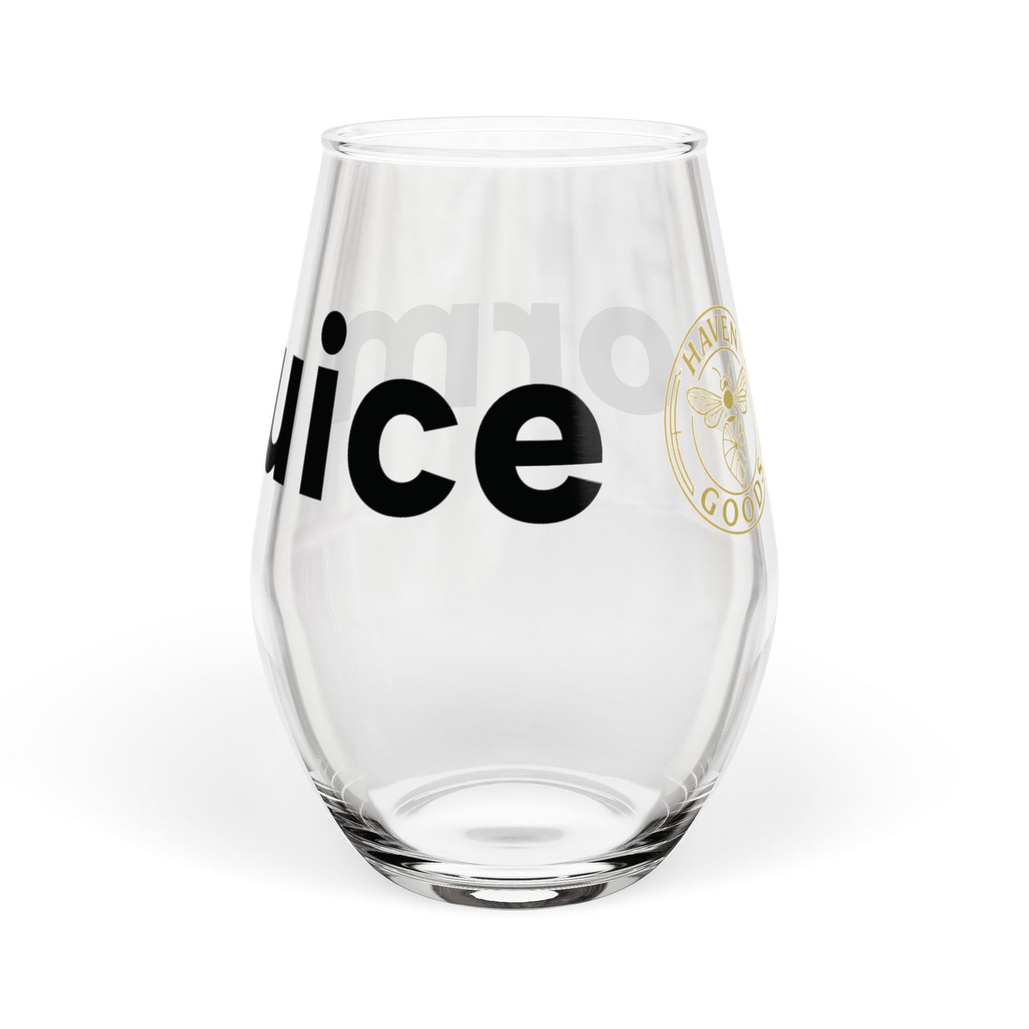 Corm Juice Stemless Wine Glass, 11.75oz