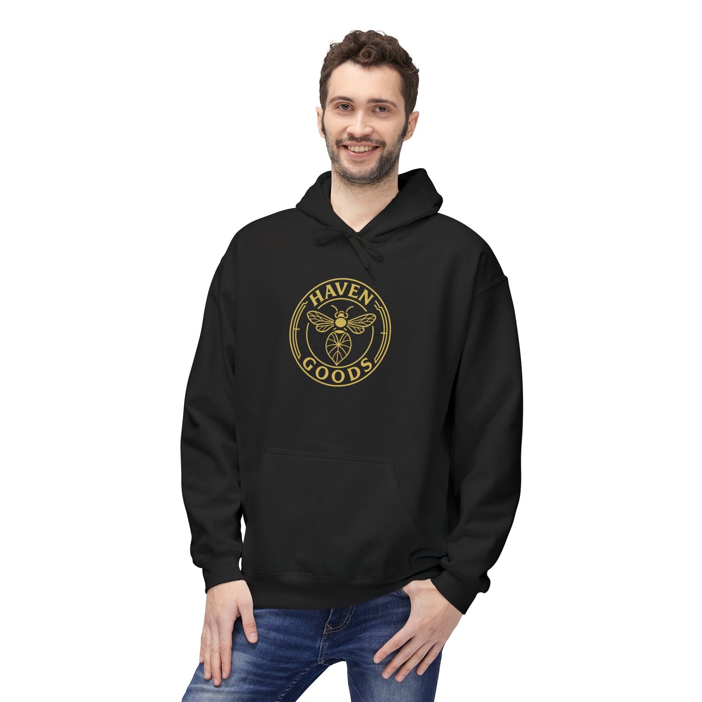 Haven Goods Logo Unisex Midweight Hoodie