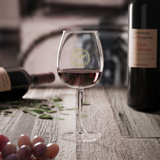 Haven Goods Logo Wine Glass, 12oz