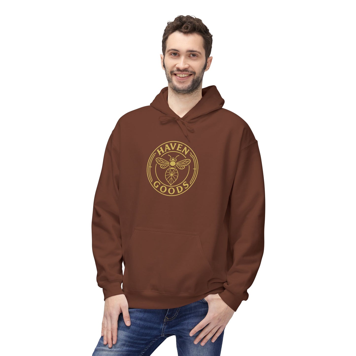 Haven Goods Logo Unisex Midweight Hoodie