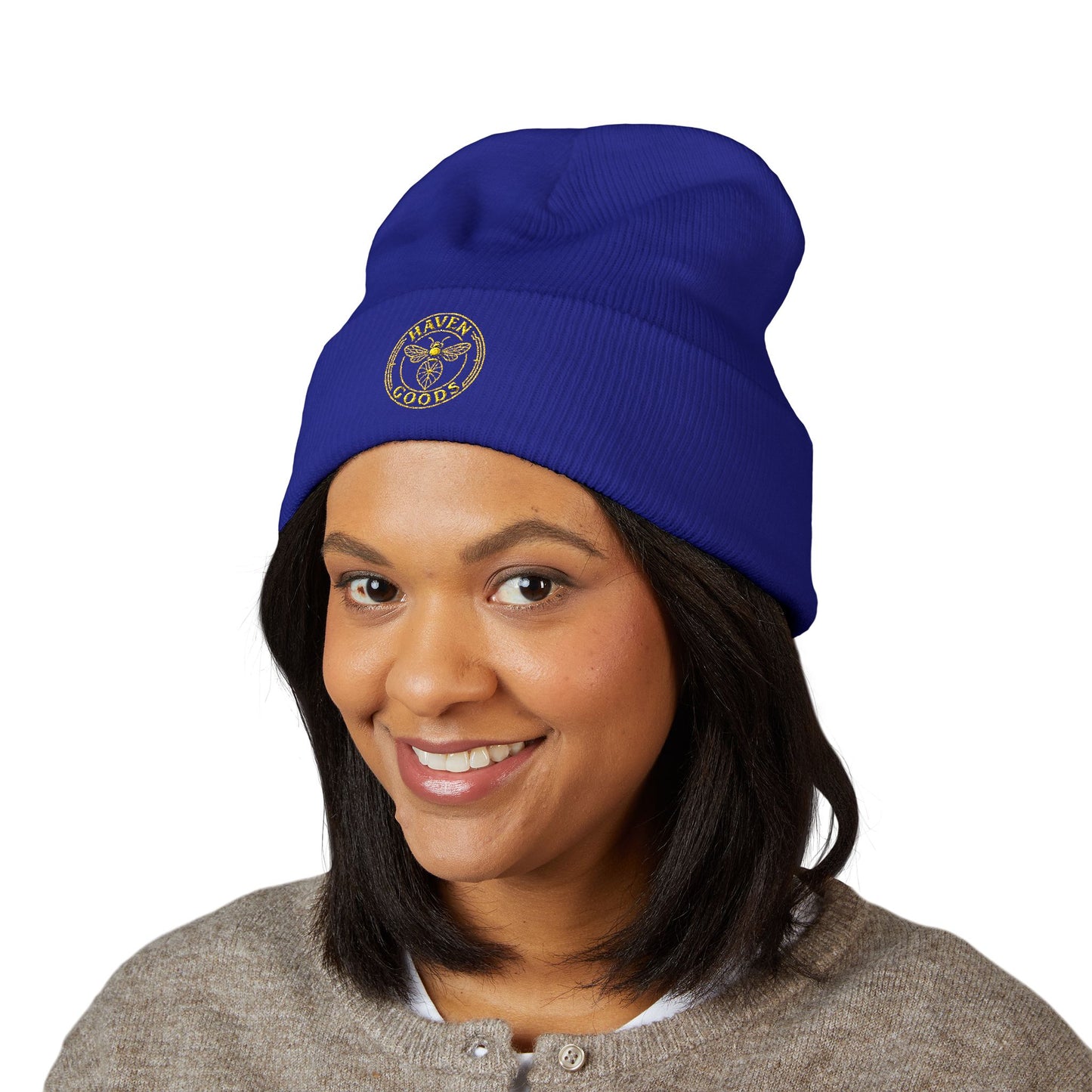 Haven Goods Logo Cuffed Beanie (Embroidery)