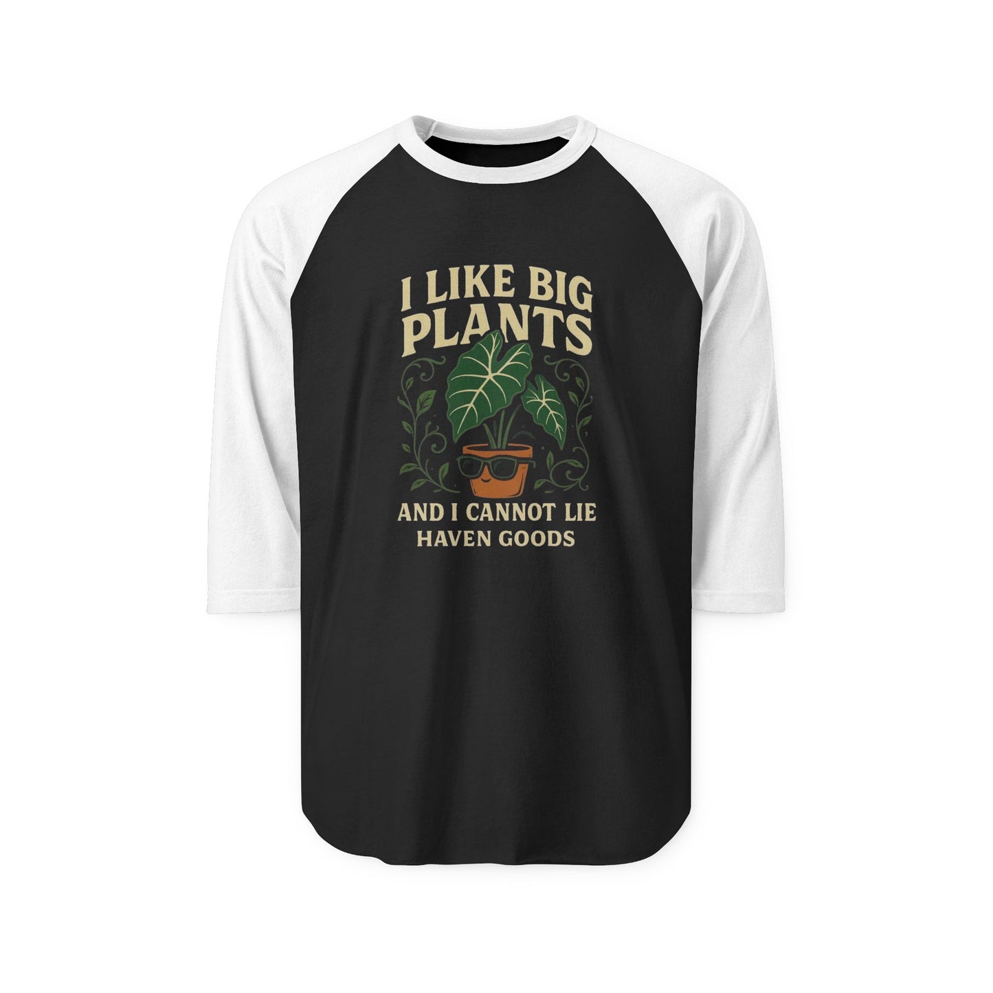 Unisex Three-Quarter Sleeve Raglan Shirt