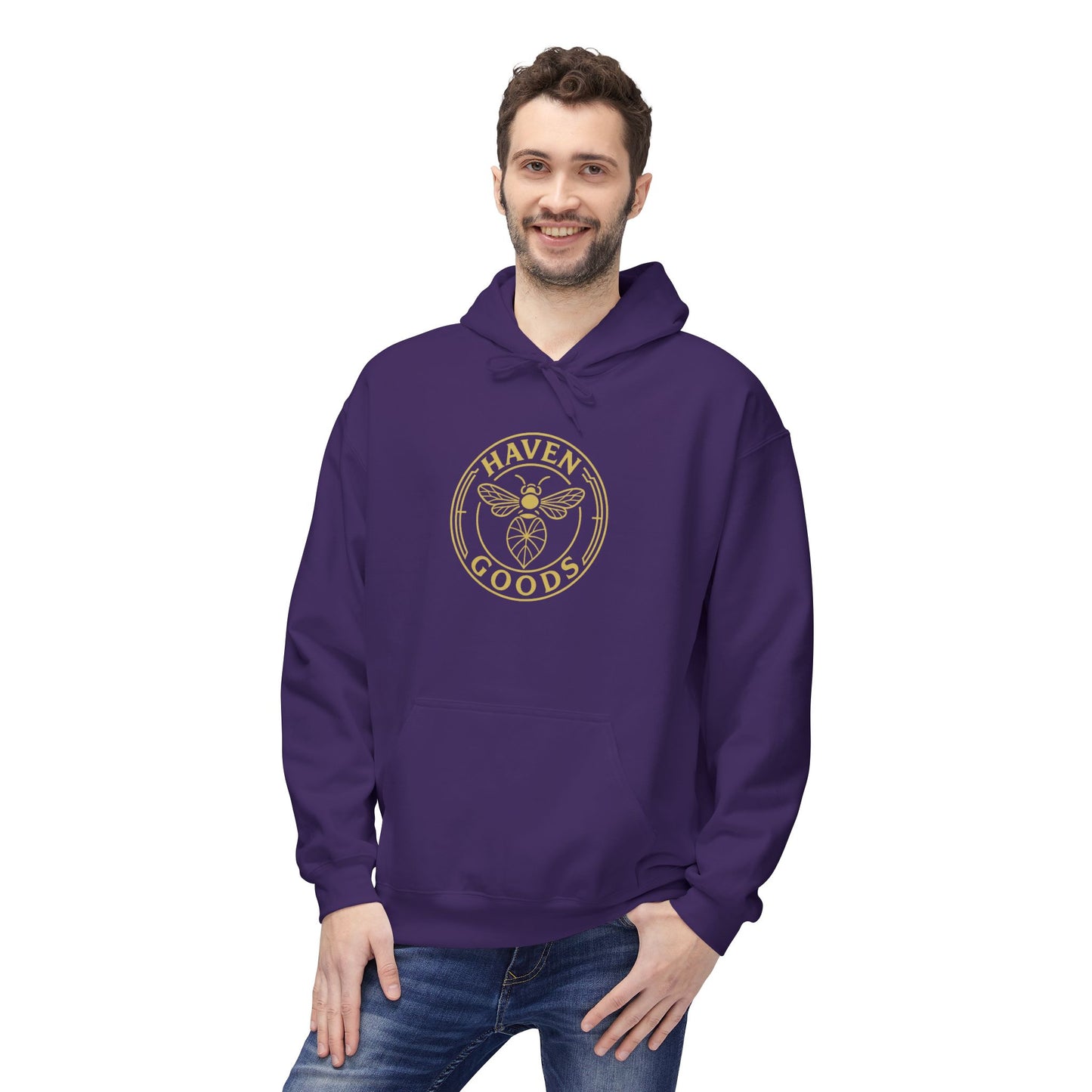Haven Goods Logo Unisex Midweight Hoodie