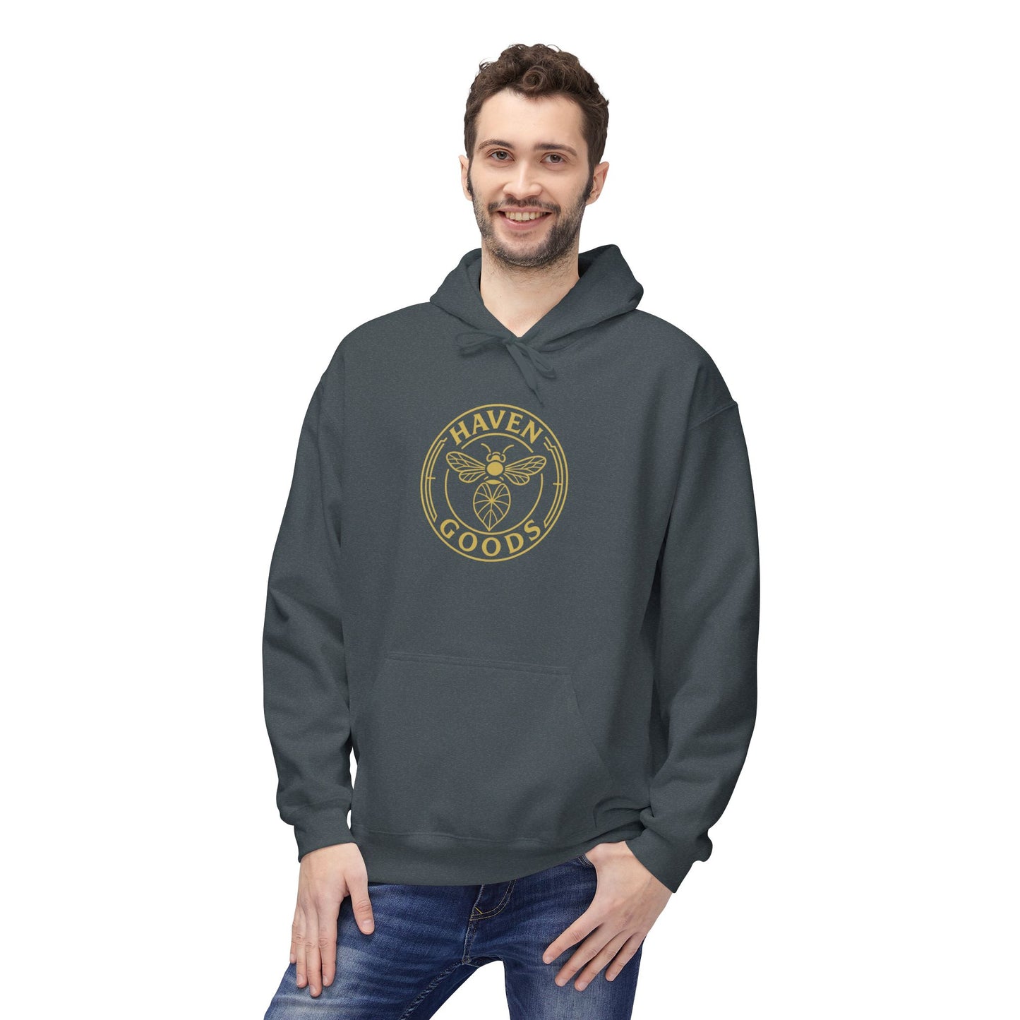 Haven Goods Logo Unisex Midweight Hoodie