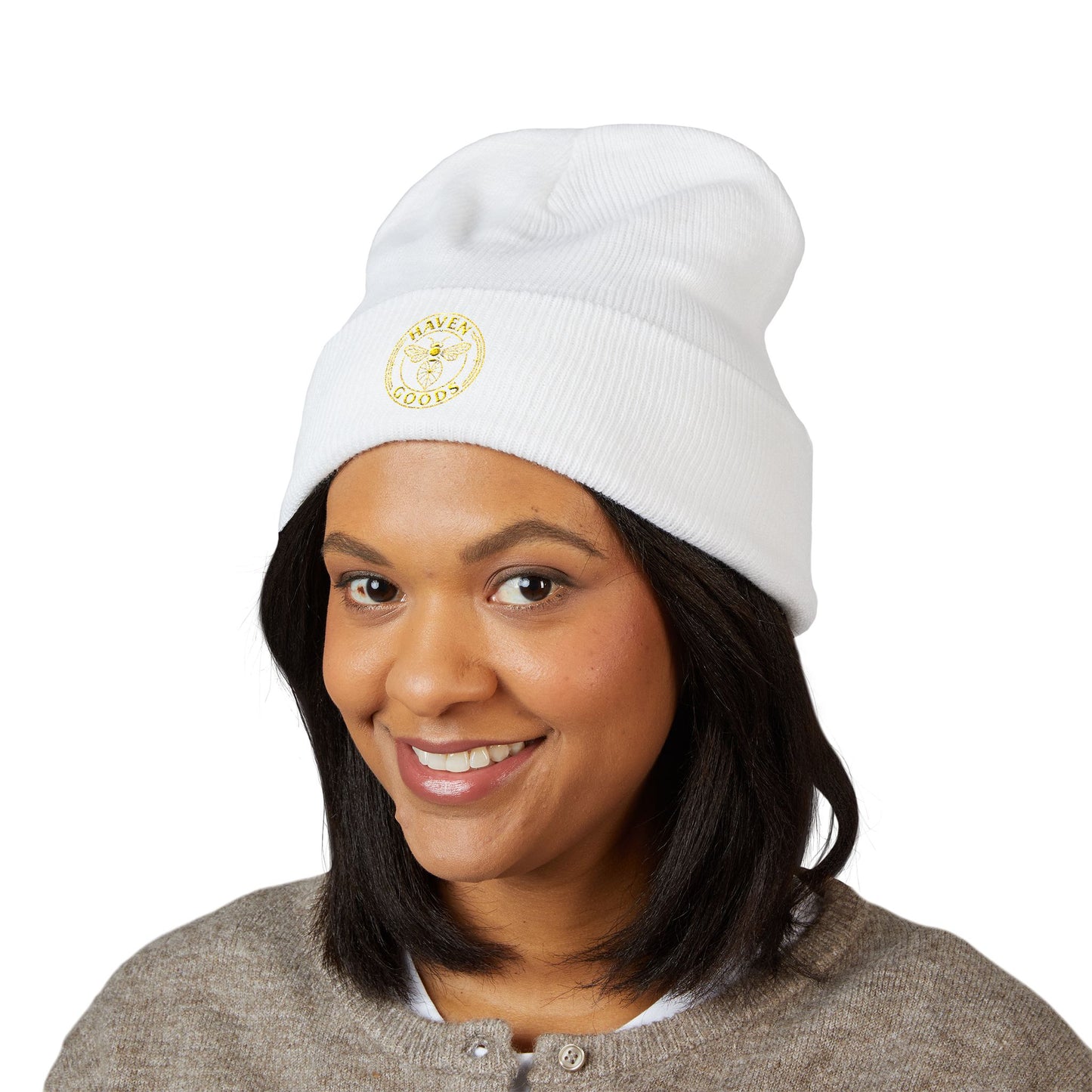 Haven Goods Logo Cuffed Beanie (Embroidery)