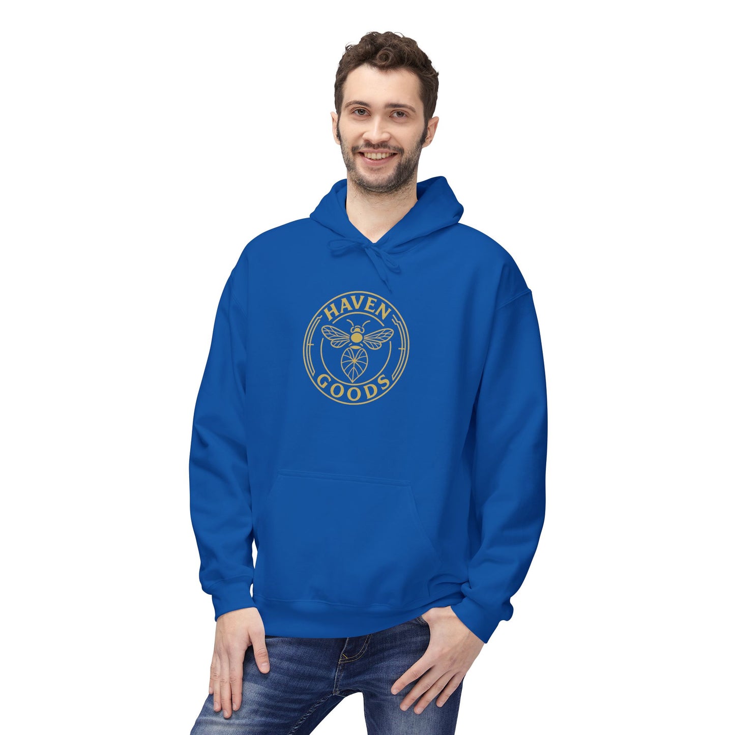 Haven Goods Logo Unisex Midweight Hoodie