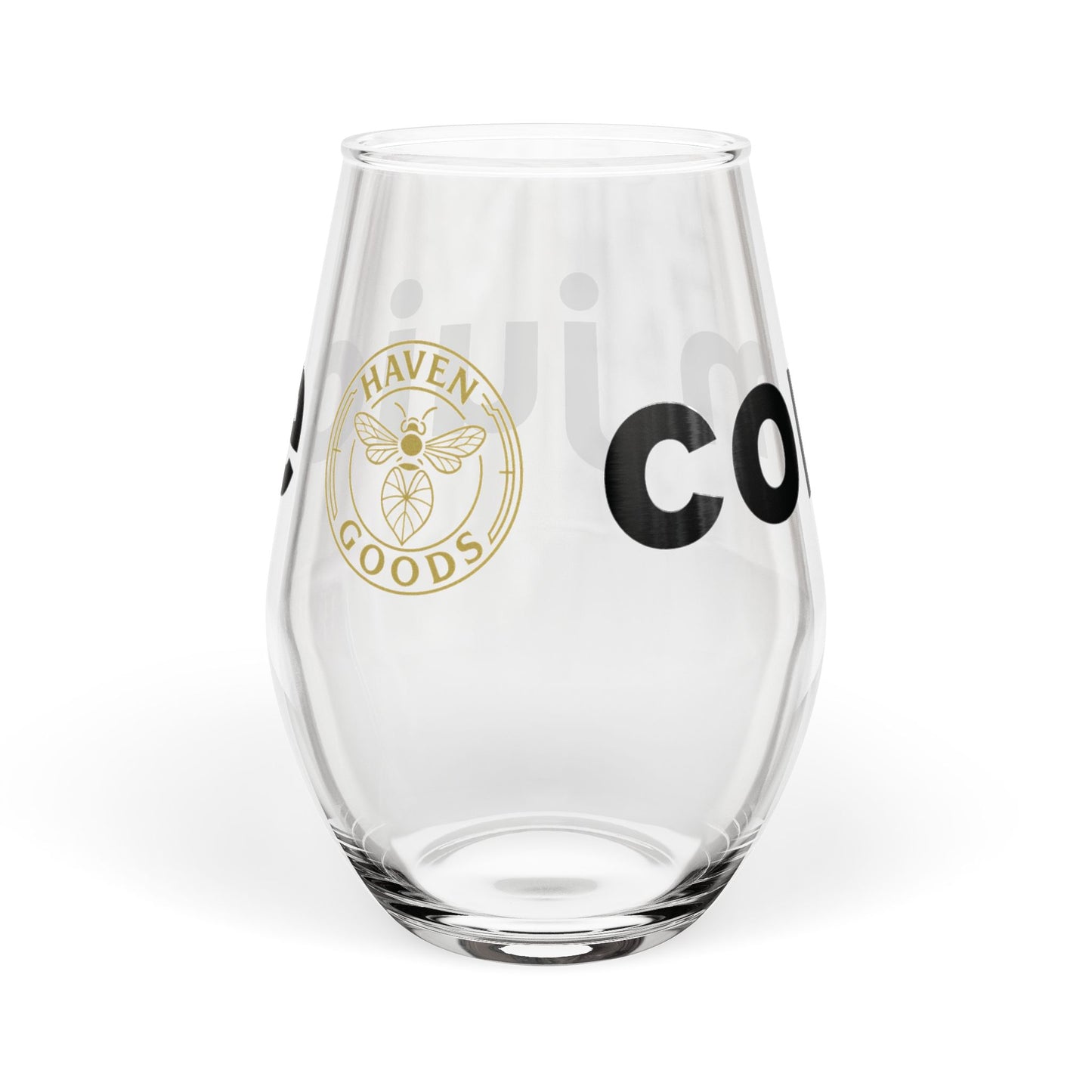 Corm Juice Stemless Wine Glass, 11.75oz