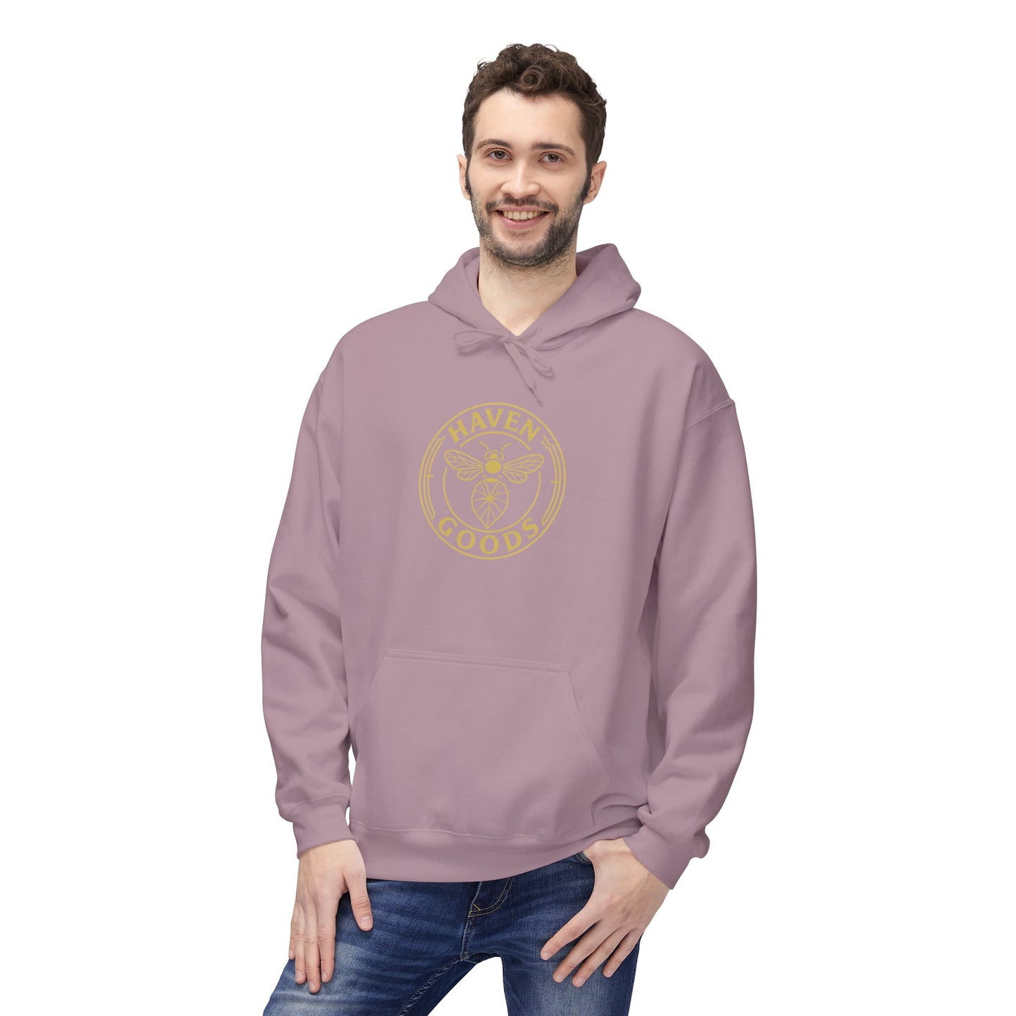 Haven Goods Logo Unisex Midweight Hoodie