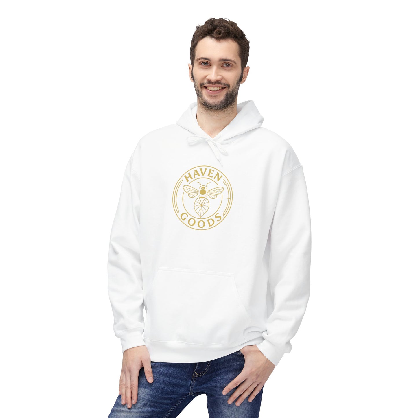 Haven Goods Logo Unisex Midweight Hoodie