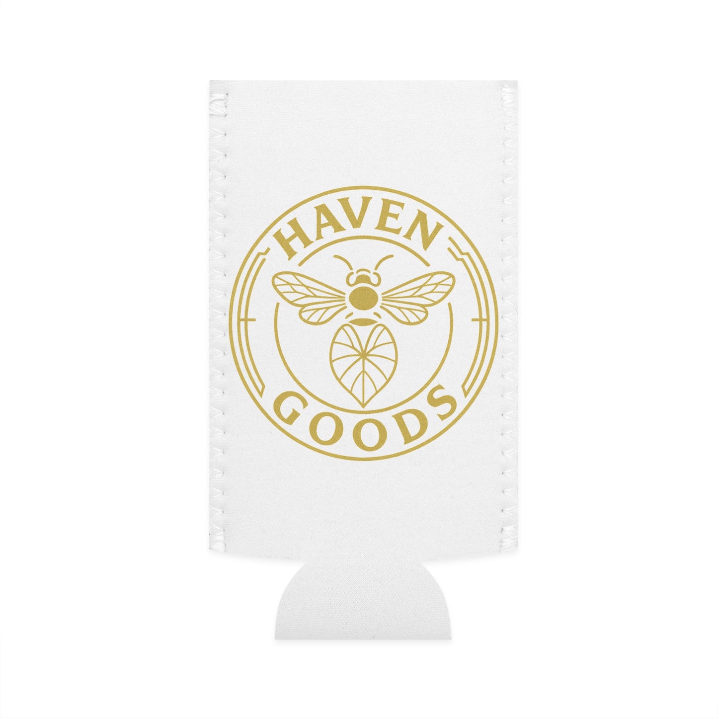 Haven Goods Logo Slim Can Cooler